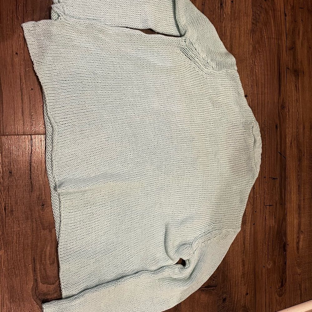Wooden Ships mint green peace sweater - Picture 10 of 10